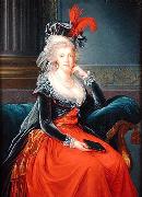 elisabeth vigee-lebrun Portrait of Maria Carolina of Austria painting